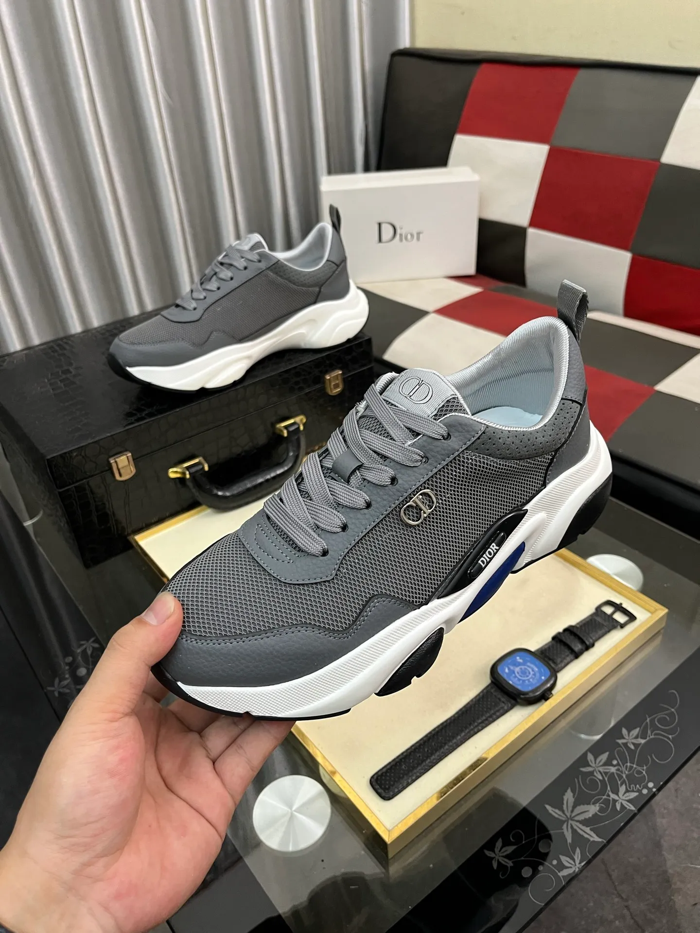 Men's Men's Shoes 💰458⌚️⌚️《DIOR*》The latest hot-selling casual shoes, top brand [seduce] luxury~purchase, top~quality. [Strong] The upper is made of imported breathable cowhide material ➕ breathable sheepskin feet (•) with fine workmanship. Original personalized fashionable soft rubber wear-resistant outsole, size: 38-444️⃣colors available